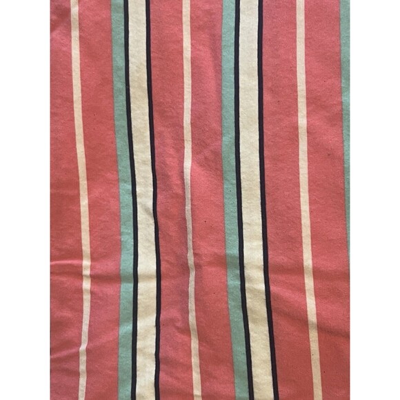 San Francisco Work Shirt Unisex Striped Tee Sz M Pink Blue White Love Retro EUCo - Picture 3 of 6